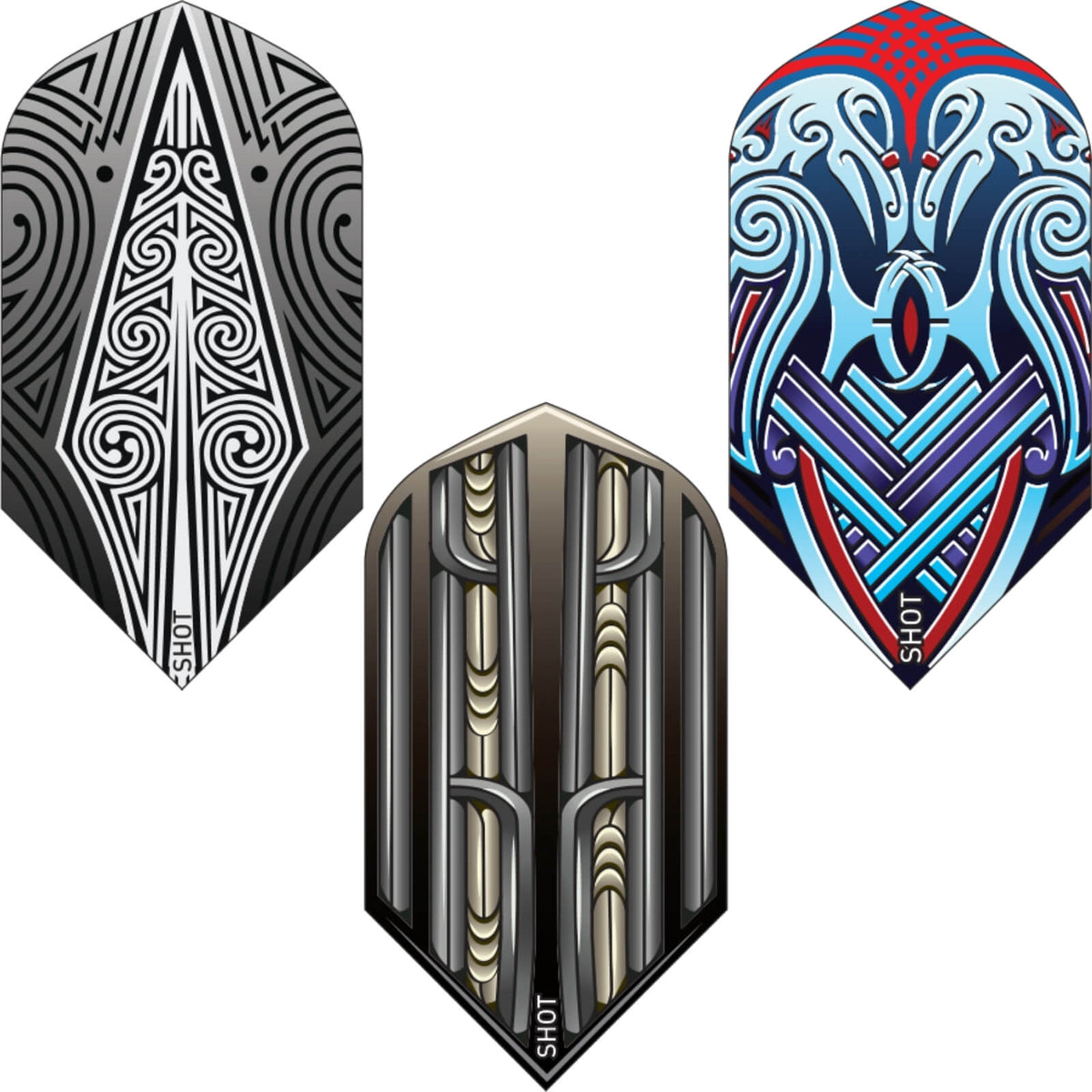 Dart Flights - Shot - Slim Dart Flights 