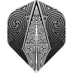 Shot - Big Wing Dart Flights - Odin's Spear Black
