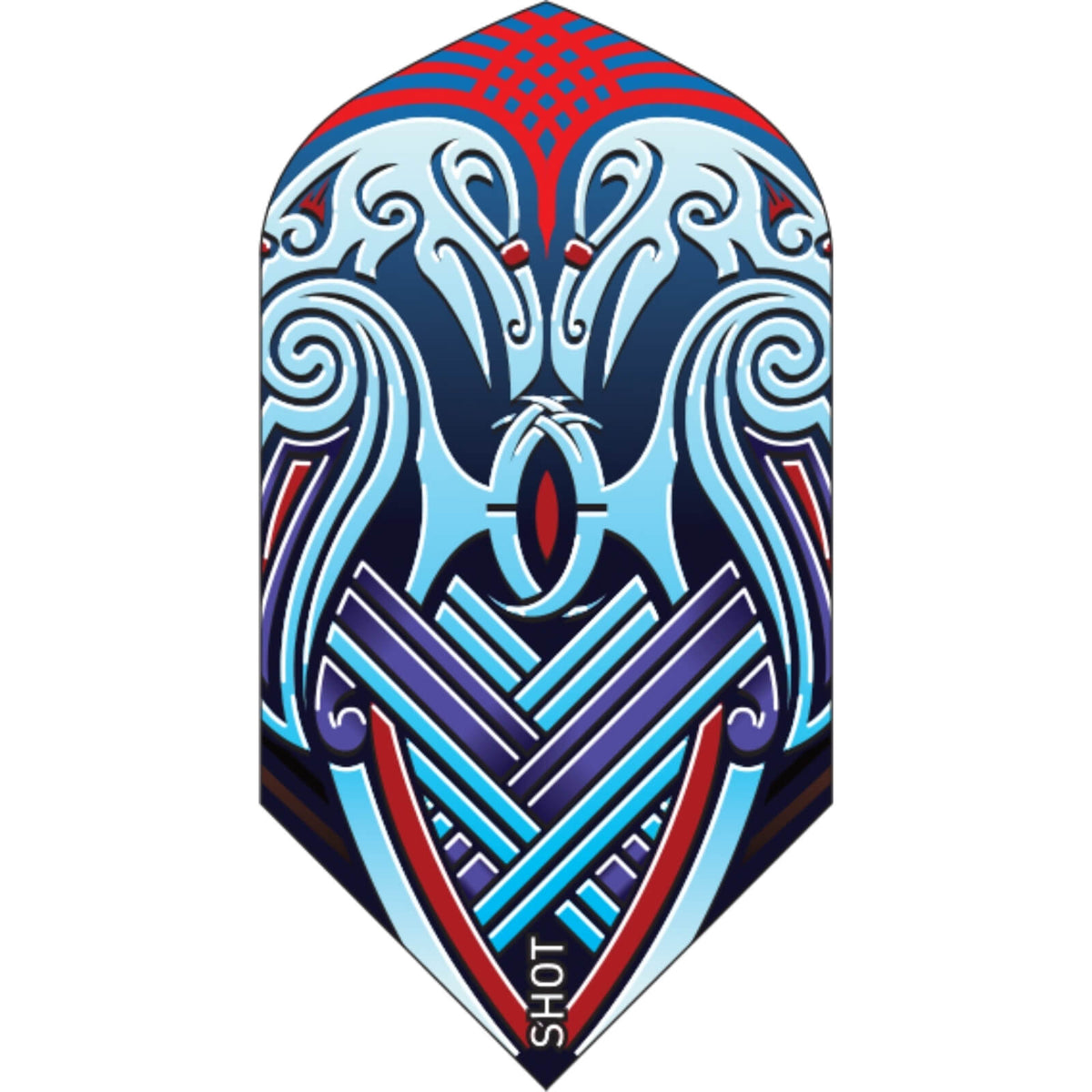 Dart Flights - Shot - Slim Dart Flights Viking Raven