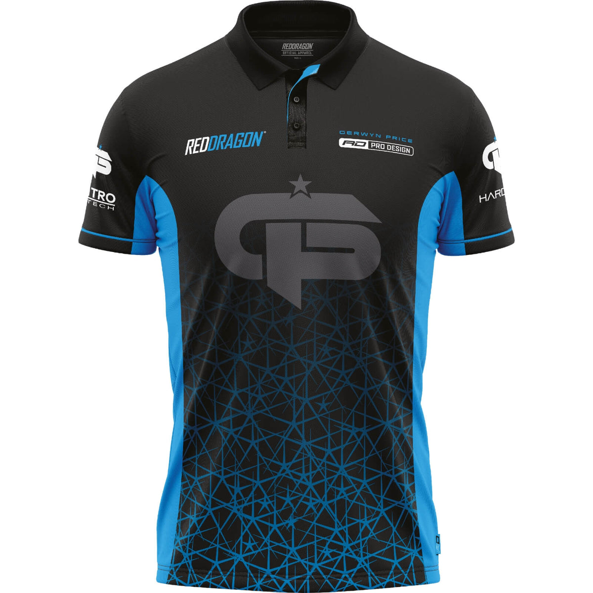 Dart Shirts - Red Dragon - Gerwyn Price Signature Polo Dart Shirt - S to 3XL 