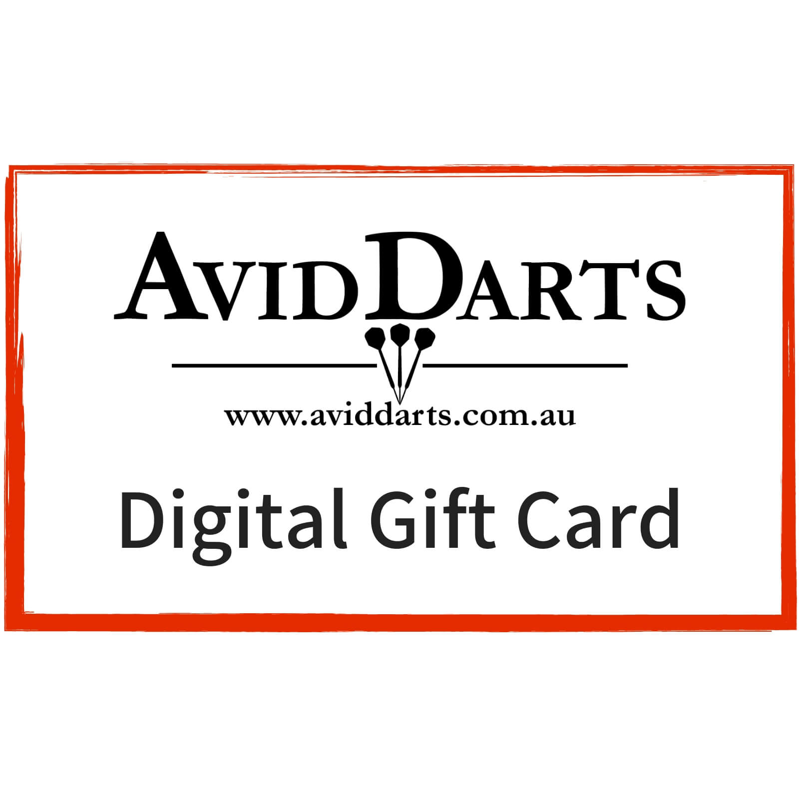 Gift Card - Avid Darts - Digital Gift Card - $20 to $250 