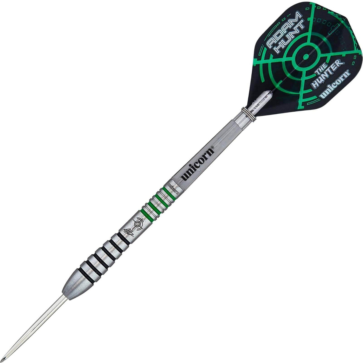 Darts - Unicorn - Adam Hunt Darts - Steel Tip - 90% Tungsten - 23g 