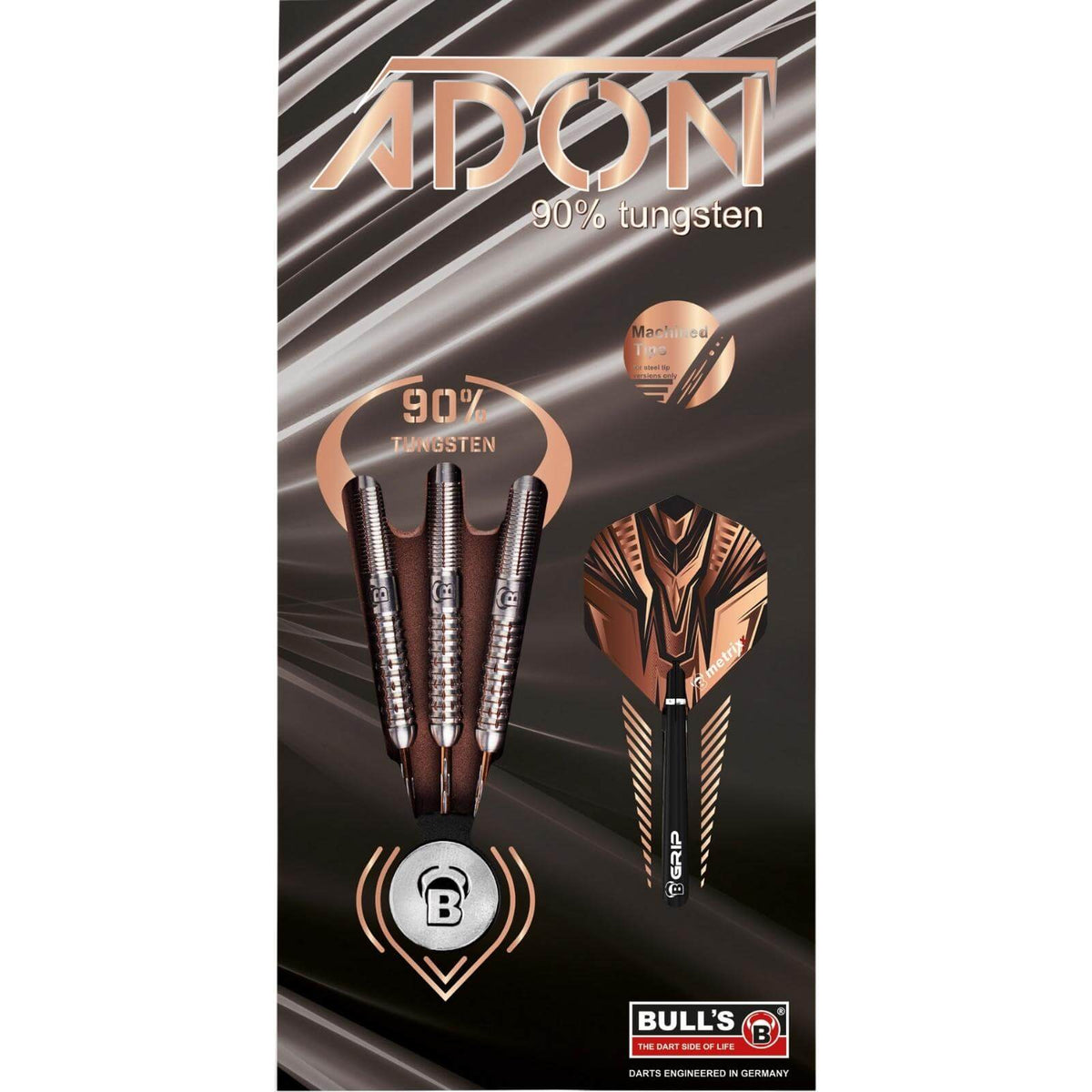 Darts - BULL&#39;S - Adon Darts - Steel Tip - 90% Tungsten - 21g 23g 25g 