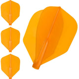 Cosmo - Fit Flight Air - Shape - Plain - Standard Dart Flights - Orange