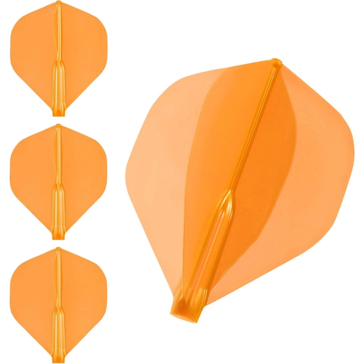 Cosmo - Fit Flight Air - Standard - Plain - Big Wing Dart Flights - Orange