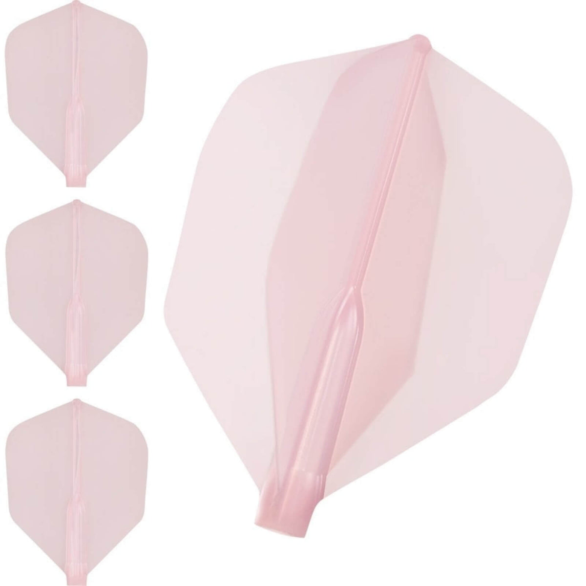 Dart Flights - Cosmo - Fit Flight Air - Shape - Plain - Standard Dart Flights Pink