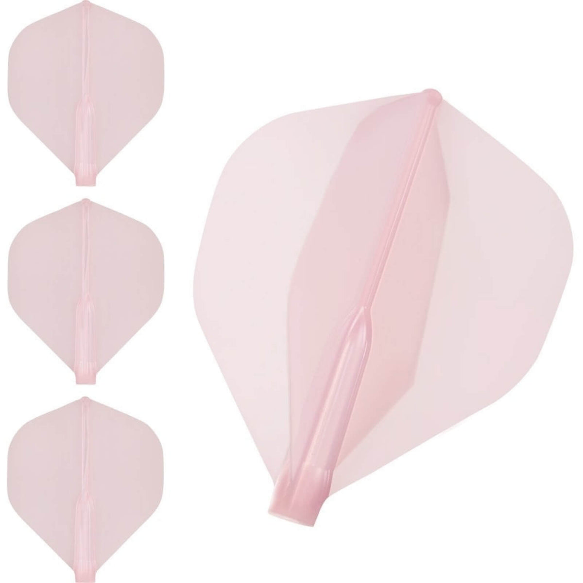 Dart Flights - Cosmo - Fit Flight Air - Standard - Plain - Big Wing Dart Flights Pink