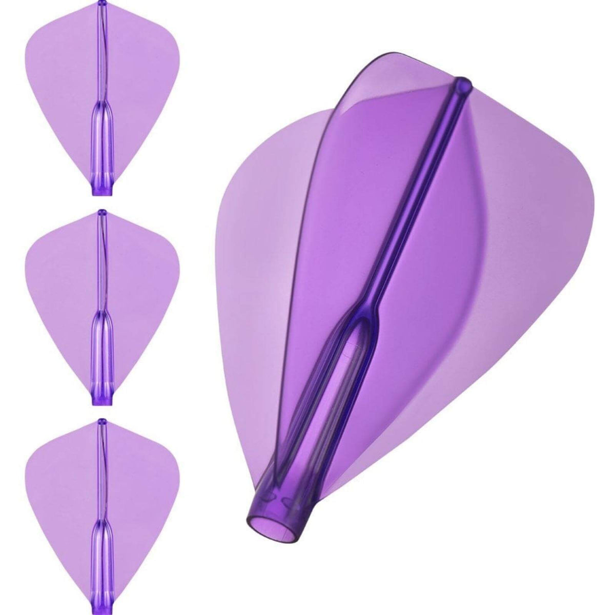 Dart Flights - Cosmo - Fit Flight Air - Plain - Kite Dart Flights Purple