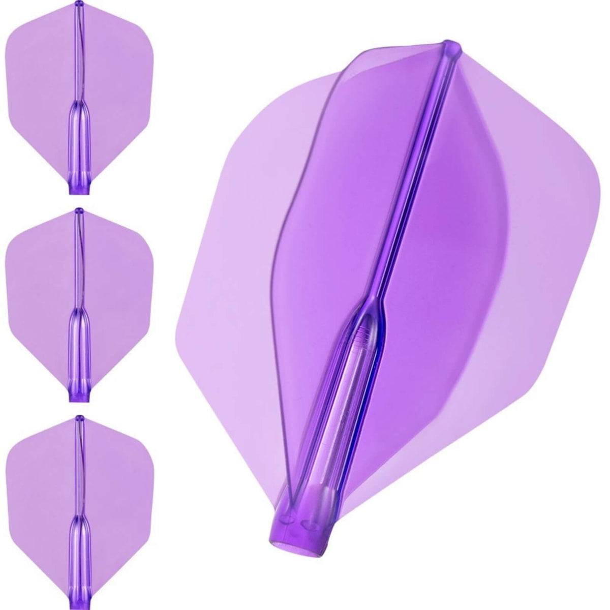 Dart Flights - Cosmo - Fit Flight Air - Shape - Plain - Standard Dart Flights Purple