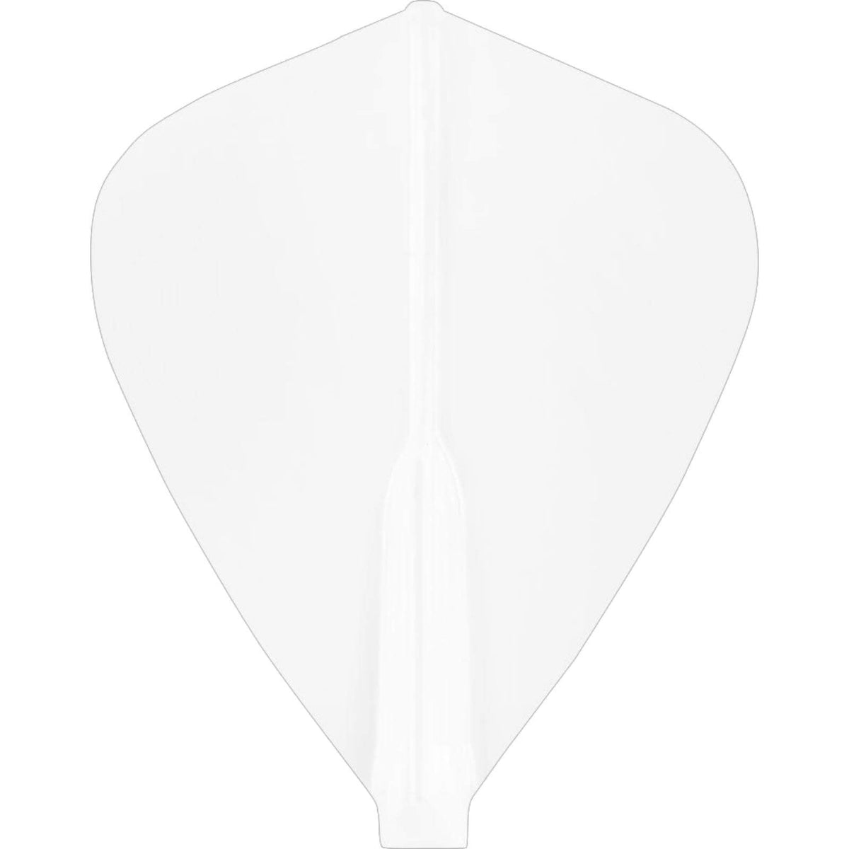 Dart Flights - Cosmo - Fit Flight Air - Plain - Kite Dart Flights White
