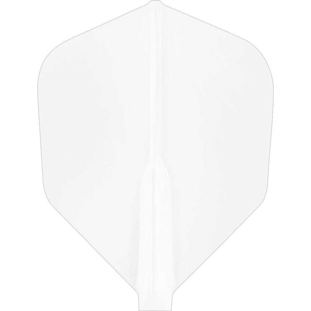 Dart Flights - Cosmo - Fit Flight Air - Shape - Plain - Standard Dart Flights White