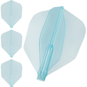 Cosmo - Fit Flight Air - Shape - Plain - Standard Dart Flights - Aqua