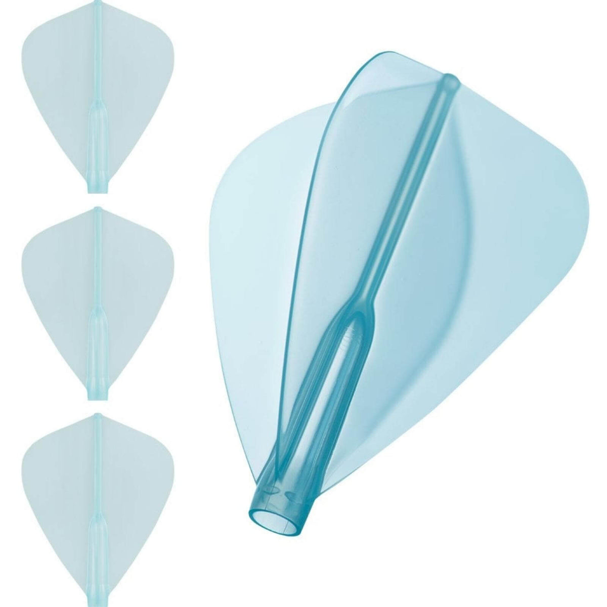 Dart Flights - Cosmo - Fit Flight Air - Plain - Kite Dart Flights Aqua