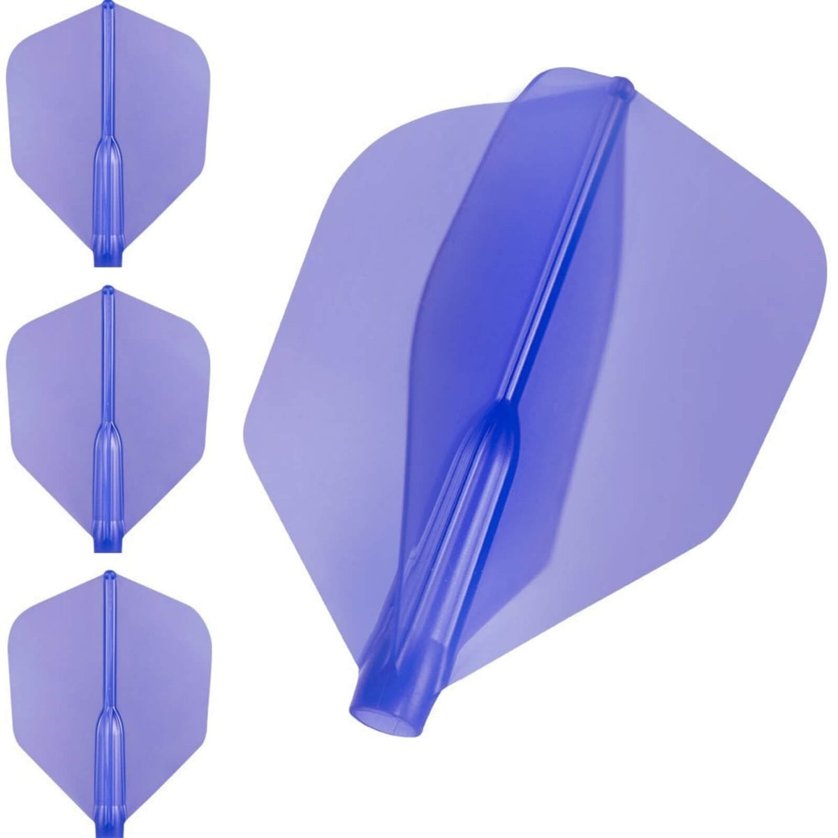 Dart Flights - Cosmo - Fit Flight Air - Shape - Plain - Standard Dart Flights Blue