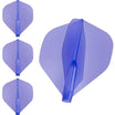 Cosmo - Fit Flight Air - Standard - Plain - Big Wing Dart Flights - Blue