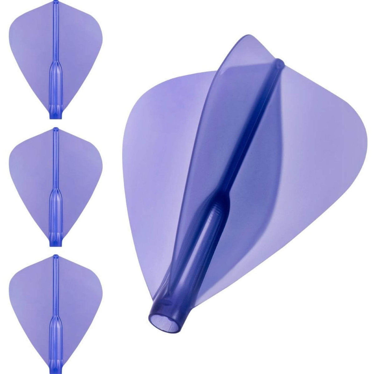 Dart Flights - Cosmo - Fit Flight Air - Plain - Kite Dart Flights Blue