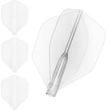 Cosmo - Fit Flight Air - Shape - Plain - Standard Dart Flights - Clear