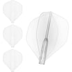Cosmo - Fit Flight Air - Standard - Plain - Big Wing Dart Flights - Clear