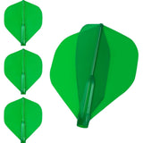 Cosmo - Fit Flight Air - Standard - Plain - Big Wing Dart Flights - Green