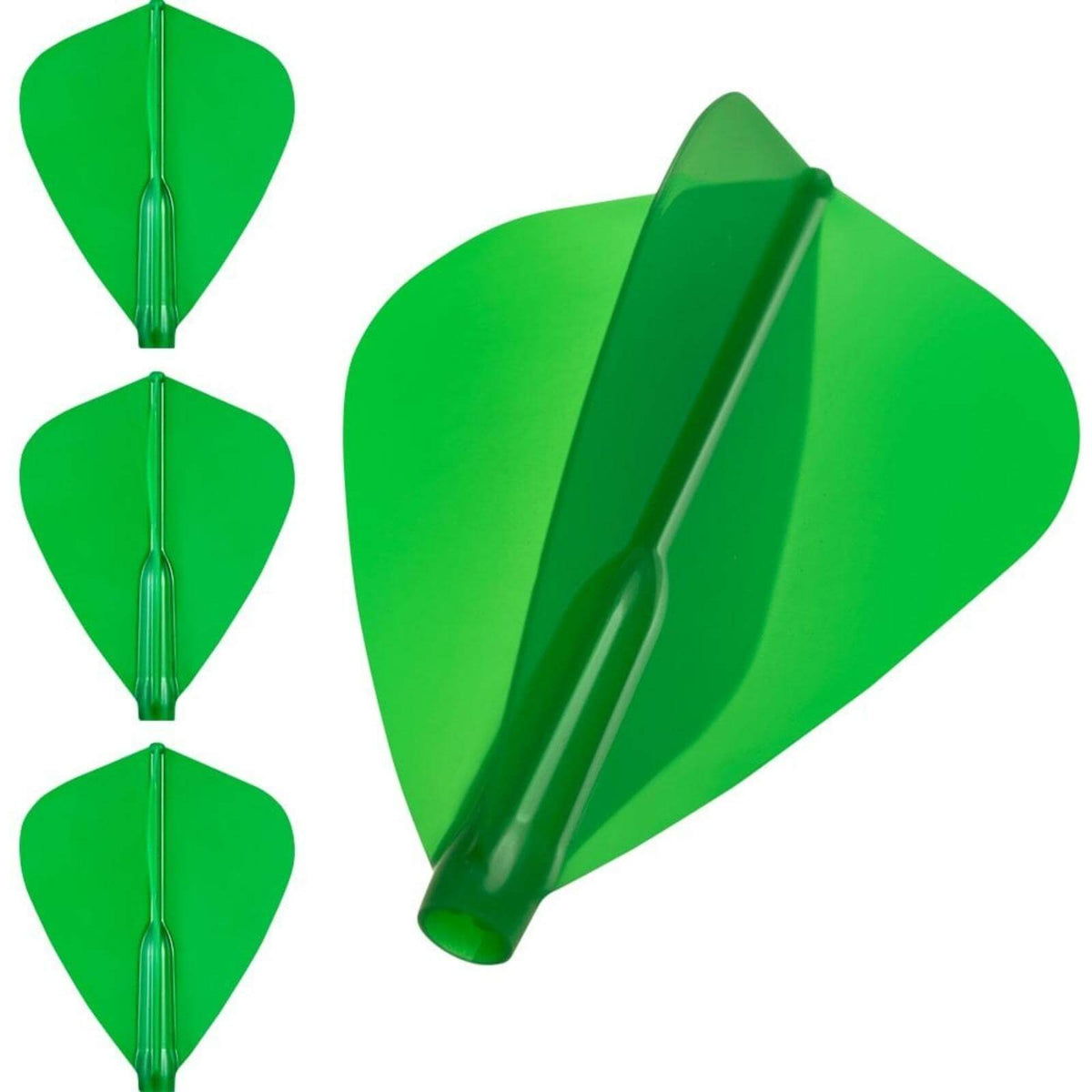Dart Flights - Cosmo - Fit Flight Air - Plain - Kite Dart Flights Green
