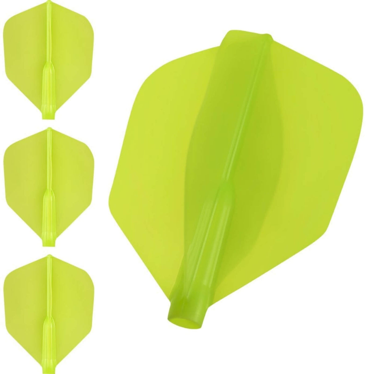 Cosmo - Fit Flight Air - Shape - Plain - Standard Dart Flights - Lime Green