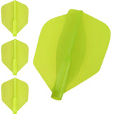 Cosmo - Fit Flight Air - Shape - Plain - Standard Dart Flights - Lime Green