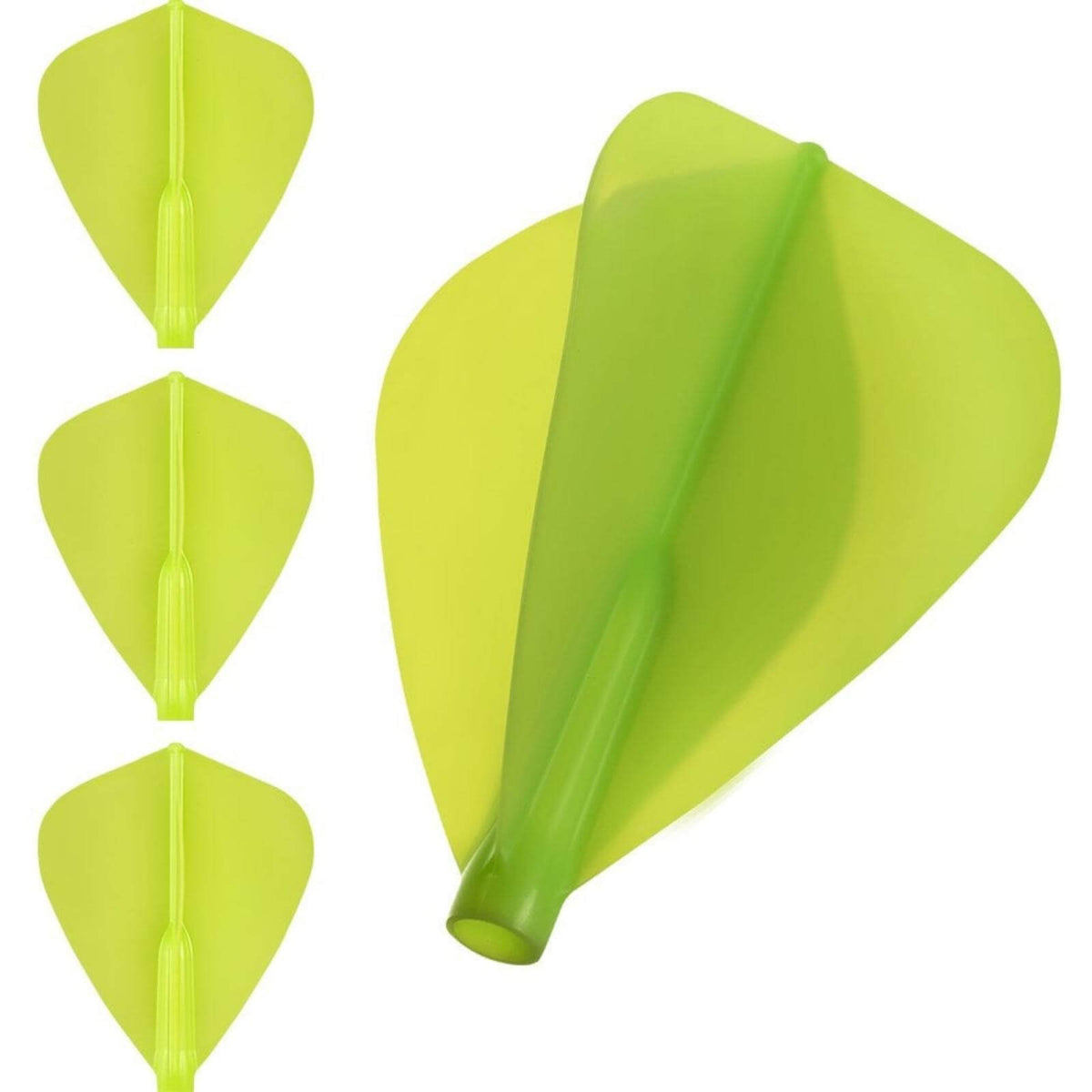 Dart Flights - Cosmo - Fit Flight Air - Plain - Kite Dart Flights Lime Green