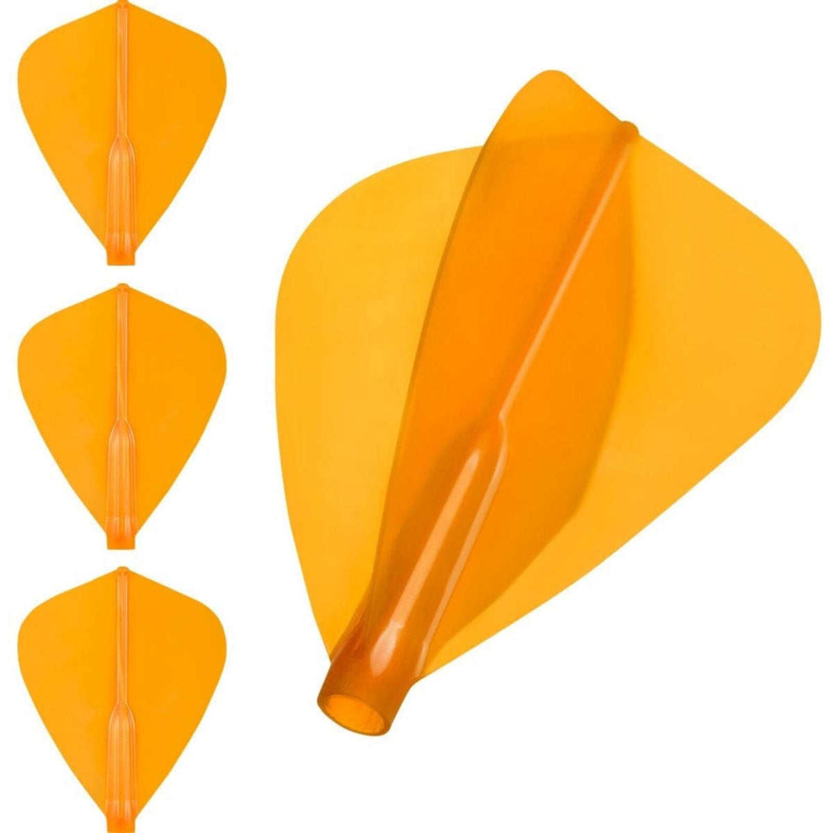 Dart Flights - Cosmo - Fit Flight Air - Plain - Kite Dart Flights Orange