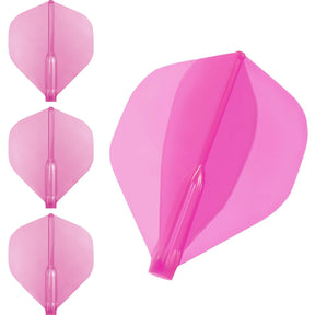 Cosmo - Fit Flight Air - Standard - Plain - Big Wing Dart Flights - Magenta