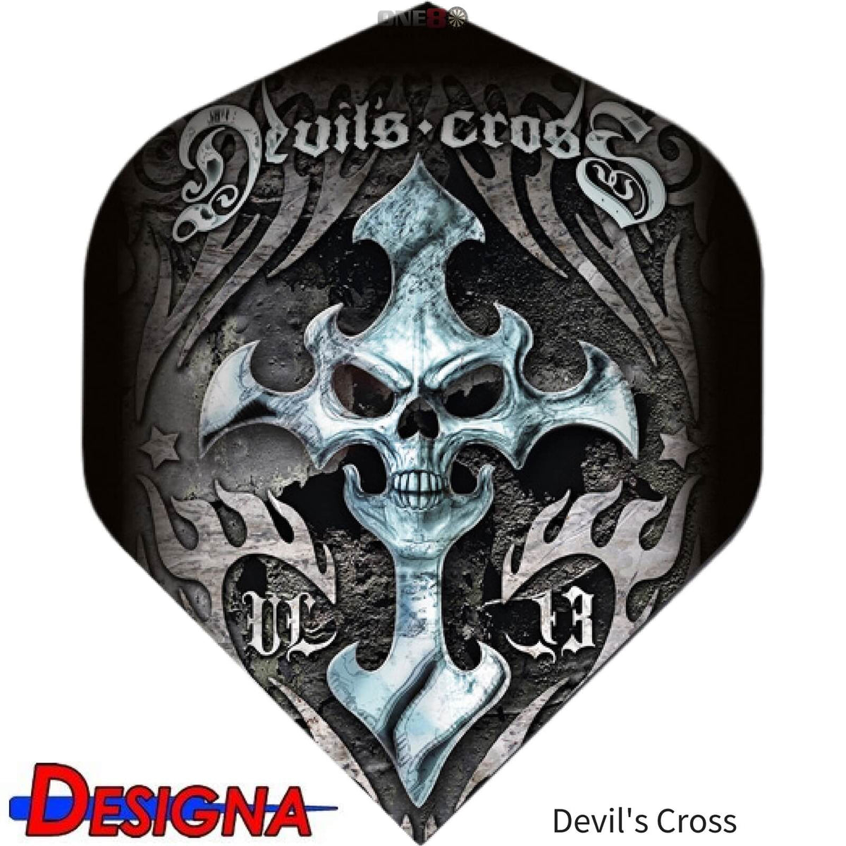Dart Flights - Designa - Alchemy - Big Wing Dart Flights Devil&#39;s Cross