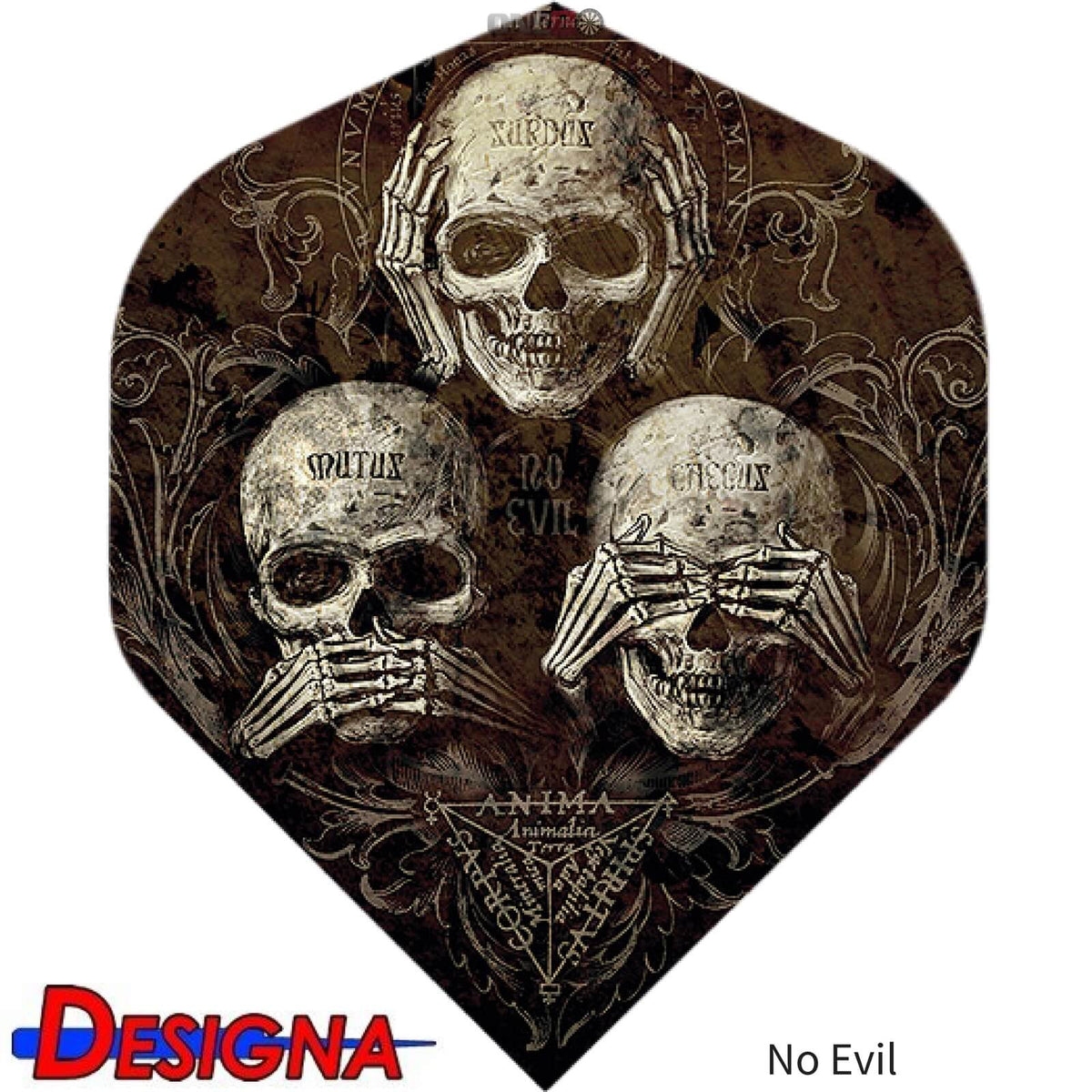 Dart Flights - Designa - Alchemy - Big Wing Dart Flights No Evil