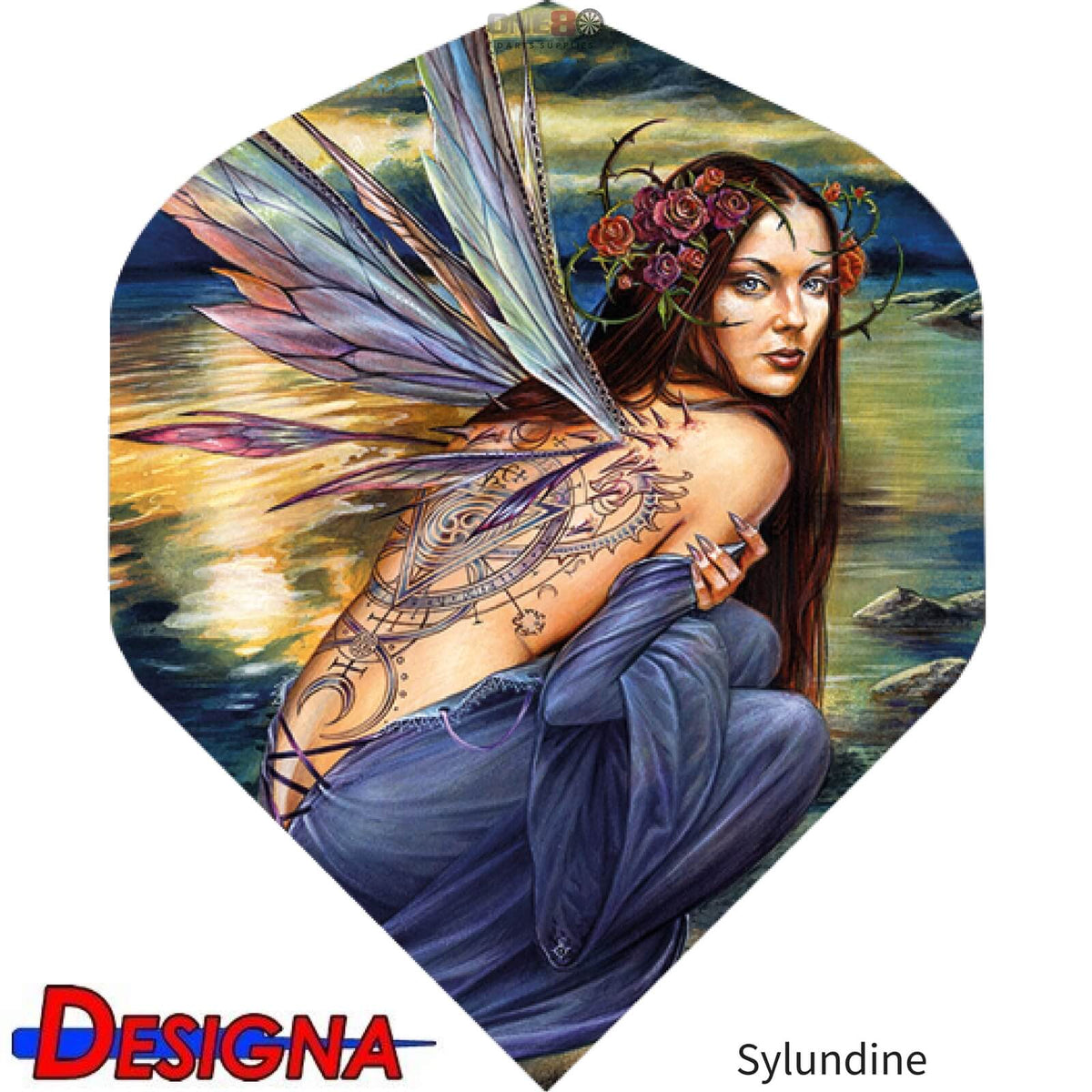 Dart Flights - Designa - Alchemy - Big Wing Dart Flights Sylundine