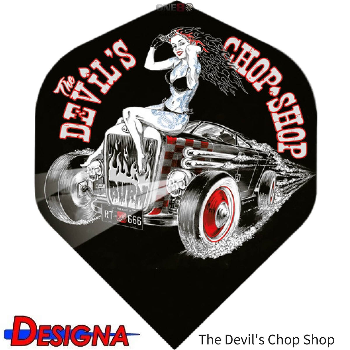 Dart Flights - Designa - Alchemy - Big Wing Dart Flights The Devil&#39;s Chop Shop