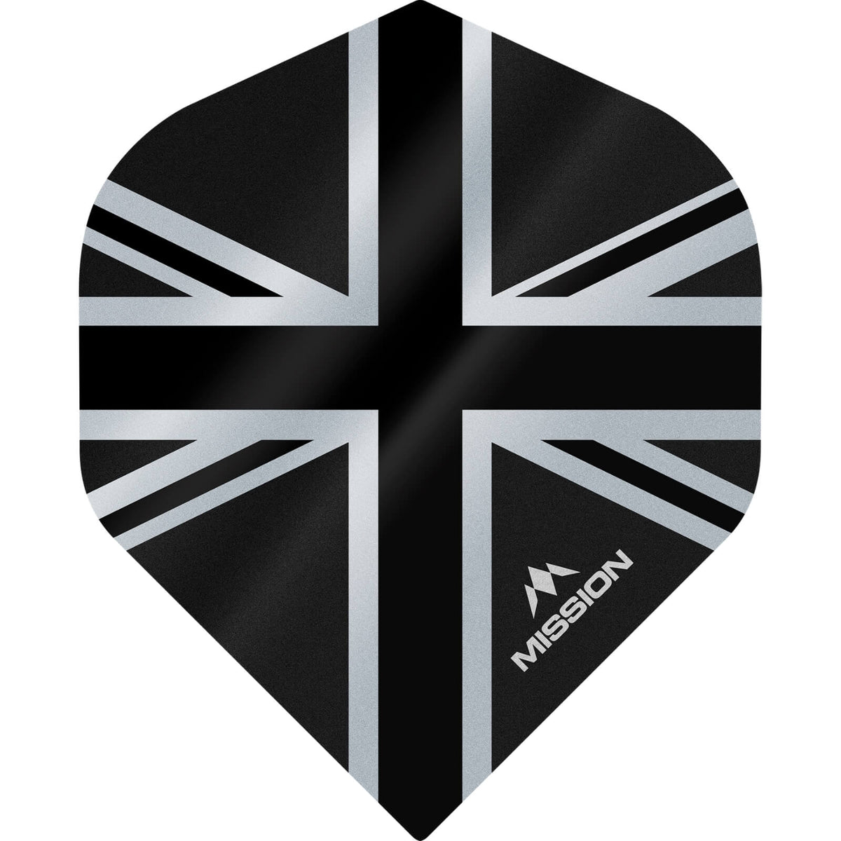 Dart Flights - Mission - Alliance - Big Wing Dart Flights Black