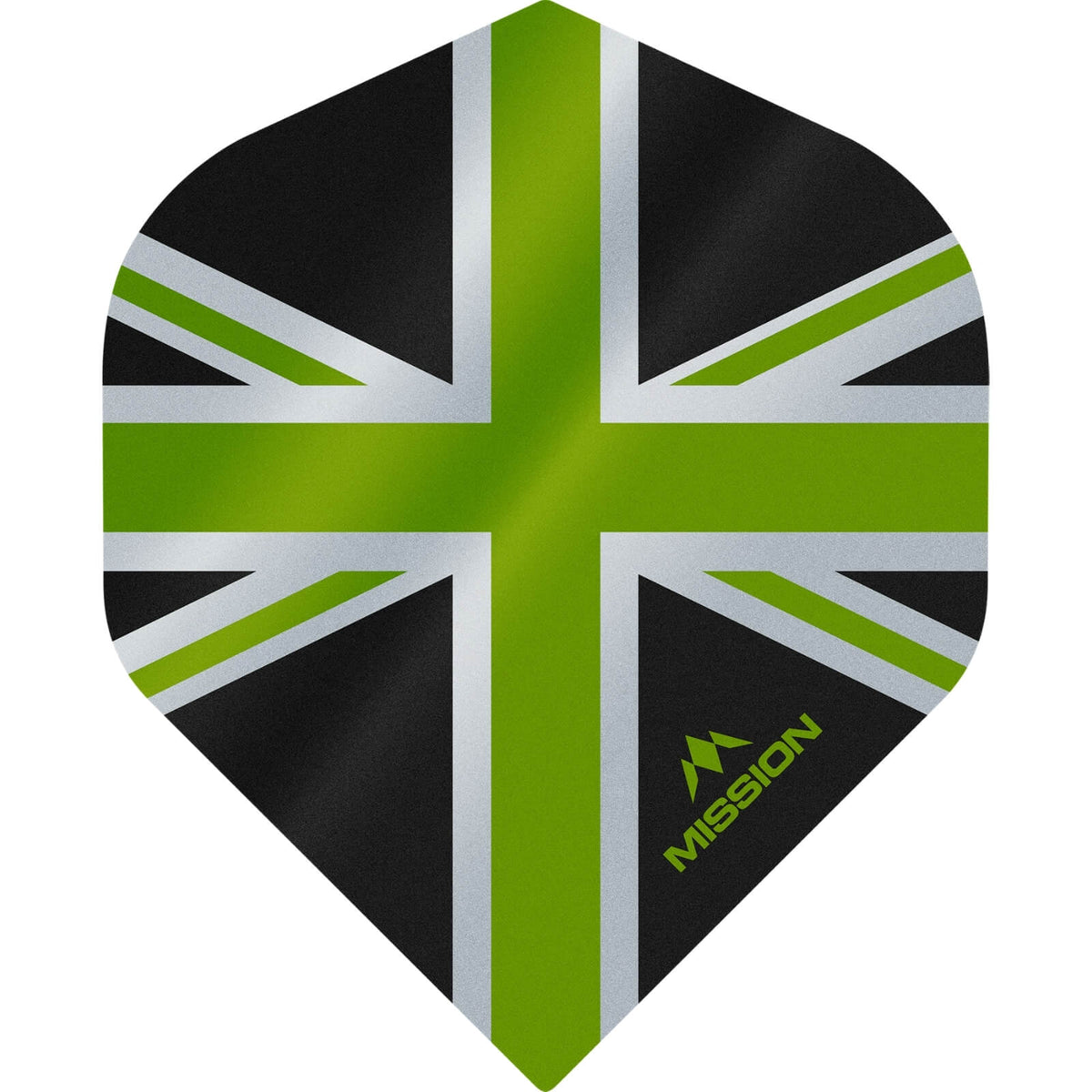 Dart Flights - Mission - Alliance - Big Wing Dart Flights Green