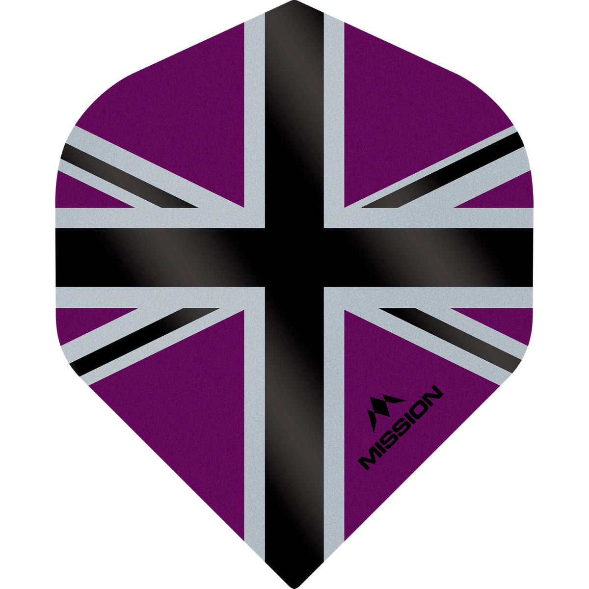 Dart Flights - Mission - Alliance-X - Big Wing Dart Flights Purple
