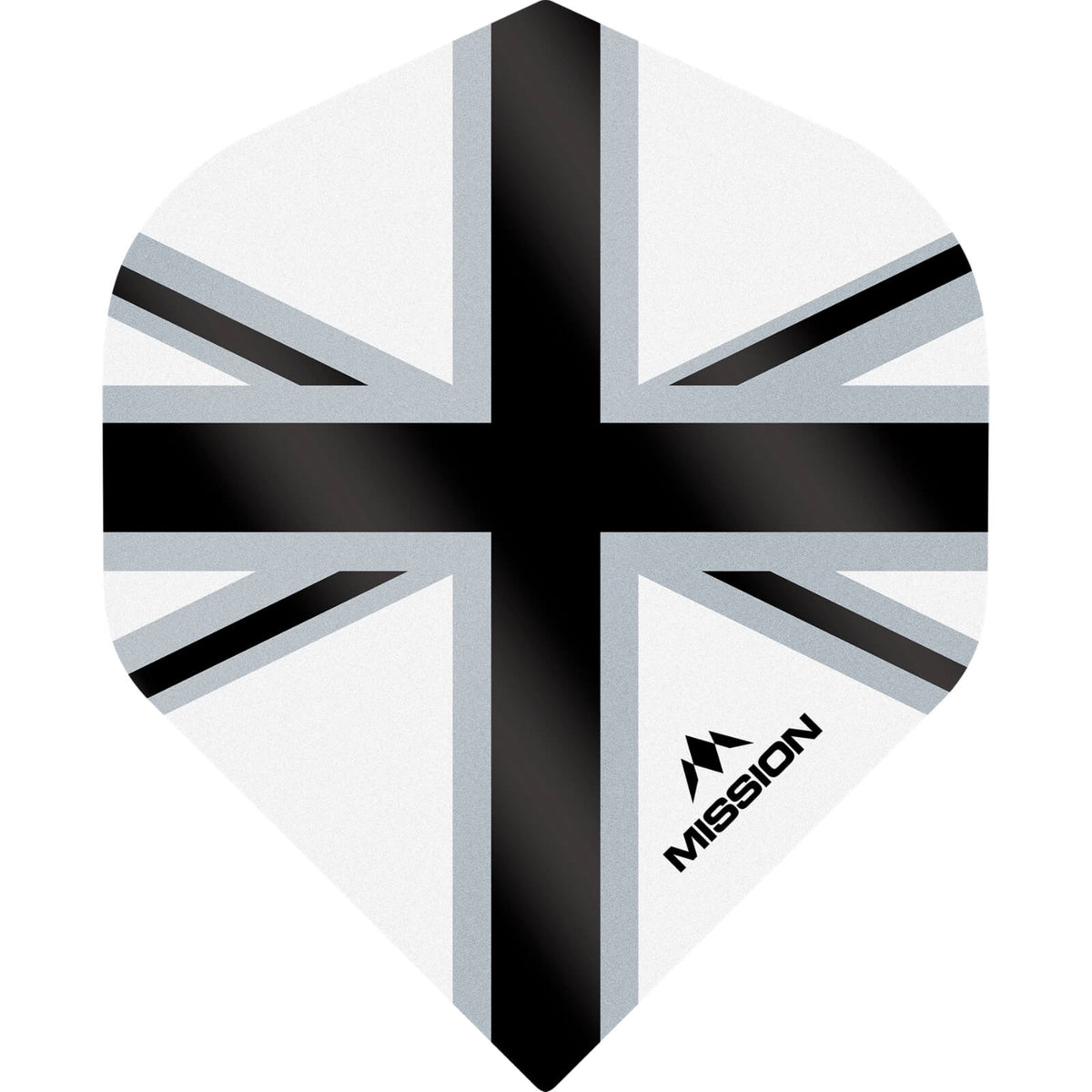 Dart Flights - Mission - Alliance-X - Big Wing Dart Flights White