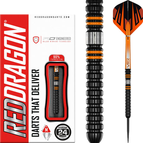 Red Dragon - Amberjack Pro 1 Darts - 90% Tungsten - 22g 24g 26g -