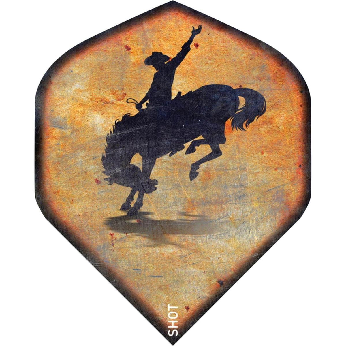 Dart Flights - Shot - Americana - Big Wing Dart Flights Bronco