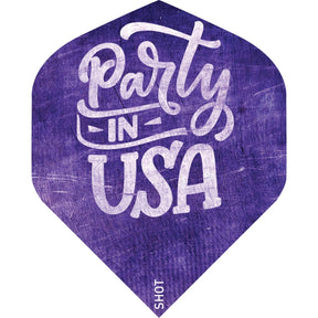 Shot - Americana - Big Wing Dart Flights - Party On