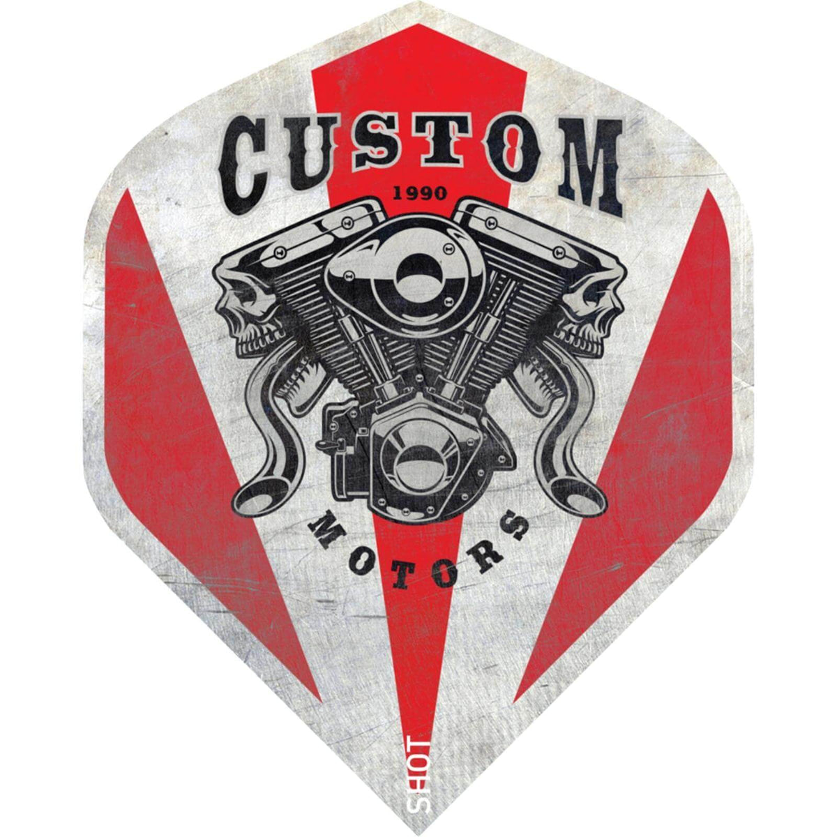 Dart Flights - Shot - Americana - Big Wing Dart Flights Souped