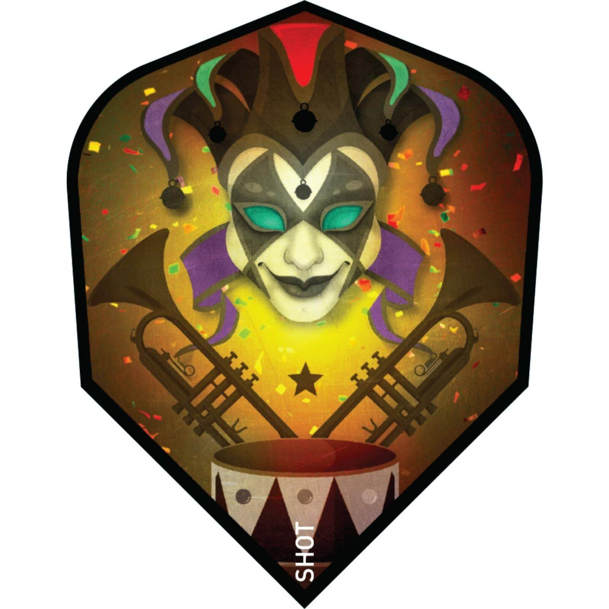 Dart Flights - Shot - Americana - Standard Dart Flights Jester