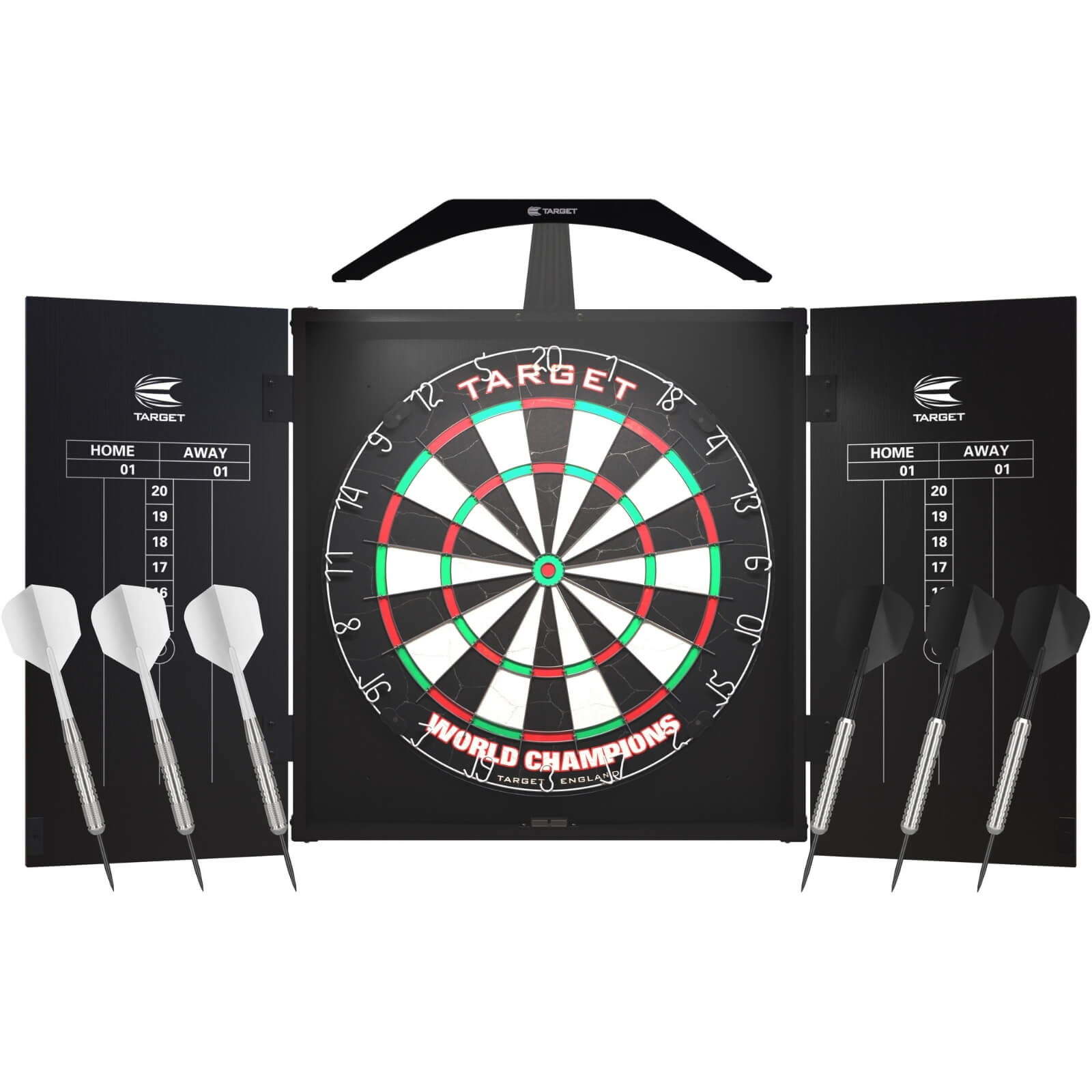Dartboards - Target - Arc Dartboard and Lighting Cabinet Set 
