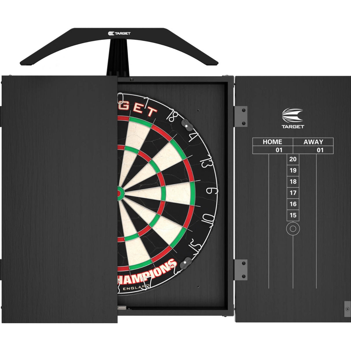 Target - Arc Dartboard and Lighting Cabinet Set -
