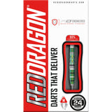 Red Dragon - Artura Green Darts - 90% Tungsten - 24g 26g -