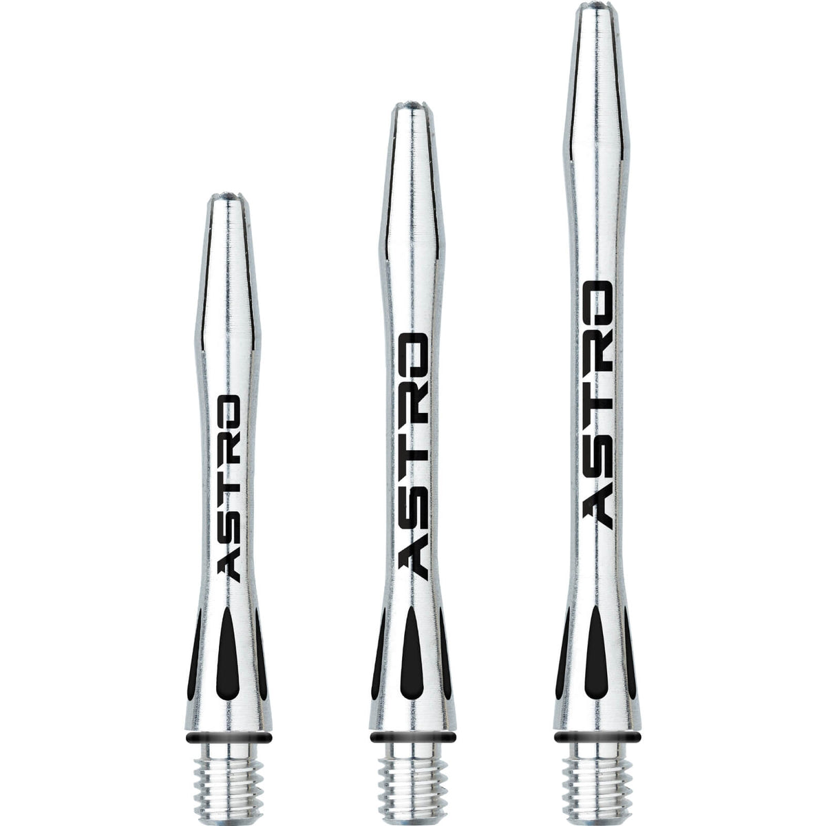 Dart Shafts - Winmau - Astro - Aluminium Dart Shafts Short (35mm) / Black