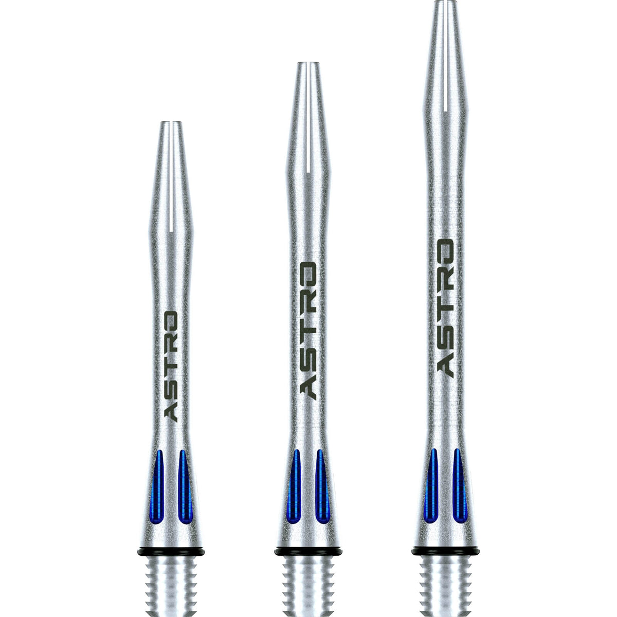Dart Shafts - Winmau - Astro - Aluminium Dart Shafts Short (35mm) / Blue