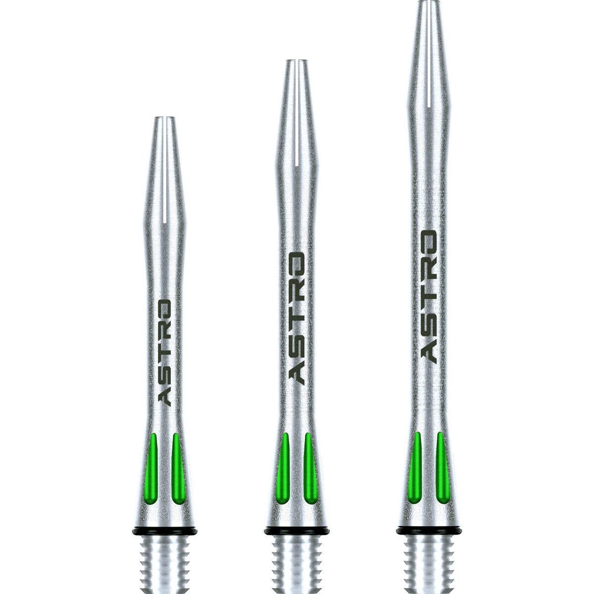 Dart Shafts - Winmau - Astro - Aluminium Dart Shafts Short (35mm) / Green