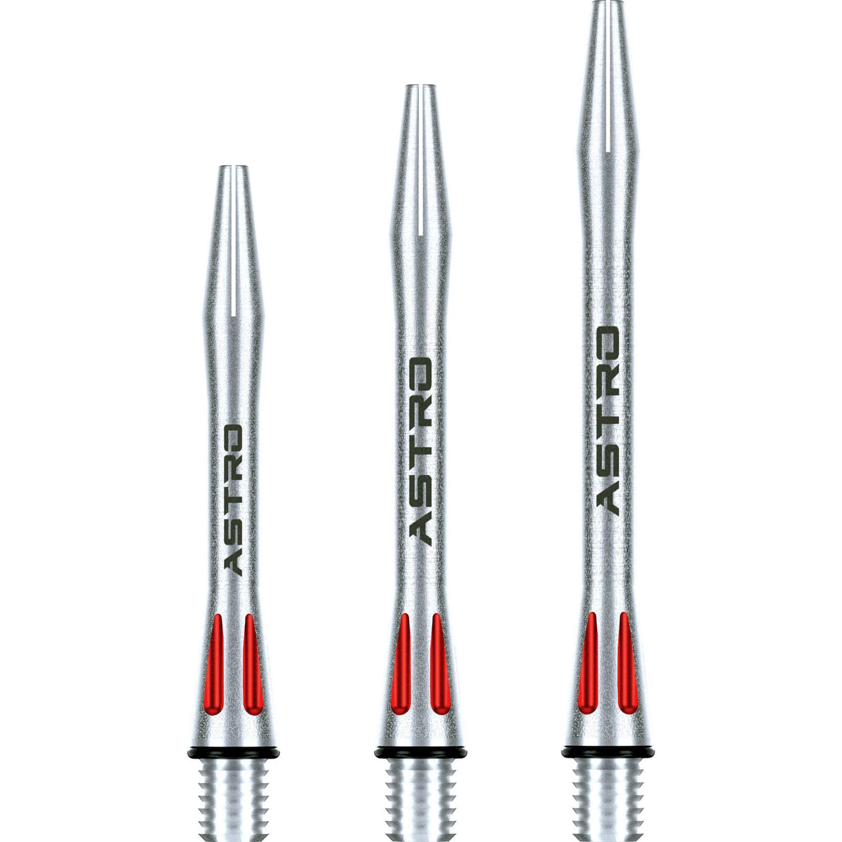 Dart Shafts - Winmau - Astro - Aluminium Dart Shafts Short (35mm) / Red