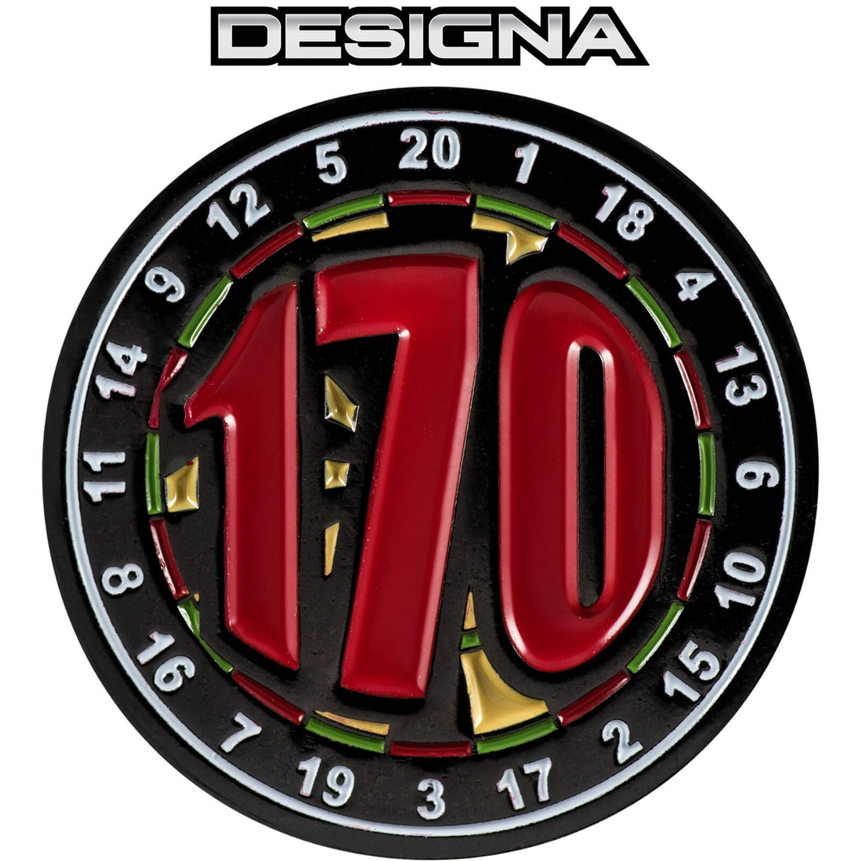 Designa - Dart Pin Badges - 170 Large